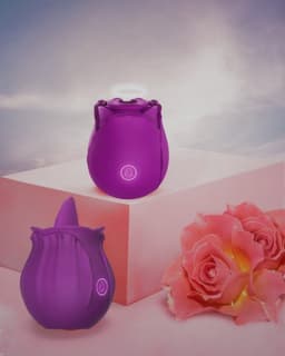 Erodit® Oral Pleasure cadeau geschenkset- 2 Vibrators voor vrouwen - Zuig vibrators voor vrouwen- Tong vibrator- Lik vibrator voor clitoris- verschillende modes– Cadeau voor Vrouw- Erotiek- Seksspeeltjes voor vrouwen — thumbnail 1