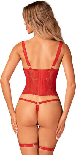 OBSESSIVE CORSETS | Obsessive - Belovya Corset Xl/xxl — thumbnail 3