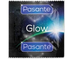 PASANTE - GLOW CONDOM THROUGH BAG 144 UNITS