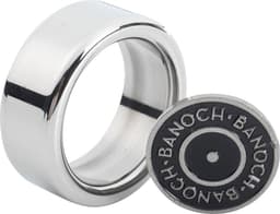 Banoch - Glansring Thick Ø 28 mm - brede metalen eikelring - cockring — thumbnail 8