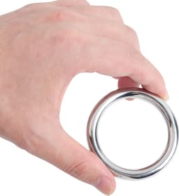 Banoch | Cockring Metaal | Ronde Metalen Penisring ∅ 45 mm | 7,5 mm Dik | Stevig & Glanzend — thumbnail 4