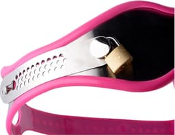 Master Series Roze Stainless Steel Adjustable Female Chastity Belt — thumbnail 5