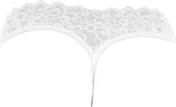 Amorable - Kanten Slipje Met Open Kruis - Wit - One Size — thumbnail 5