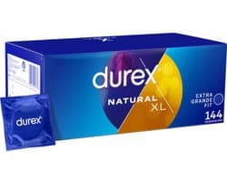 Durex Natural XL- Condooms - Extra Groot - 144 stuks