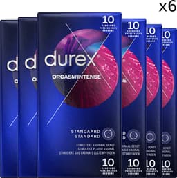 Durex Intense Orgasm condoms - 6 x 10 stuks — thumbnail 1