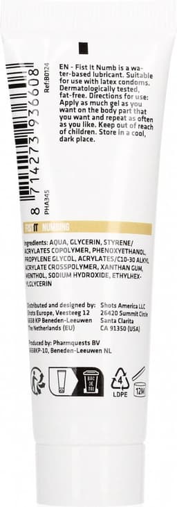 Numbing Glijmiddel - 0.8 fl oz / 25 ml — thumbnail 3