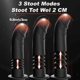 IntiMate® Samurai - Luxe G-Spot Viberator met 10 Krachtige Vibraties & 3 Stoot Standen - Dildo Stimulator met Laag Geluidsniveau - Ergonomisch Ontworpen Seksspeeltje - Veilig Lichaamsmateriaal - Waterdicht & USB Magnetisch Oplaadbaar — thumbnail 2