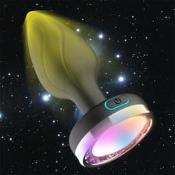 Erodit® Lightning buttplug - USB oplaadbare Led licht vibratie plug- 10 vibratie en licht standen- Siliconen buttplug met afstandsbediening anaal vibrerende plug- Seks speeltje- Erotiek mannen en vrouwen — thumbnail 3