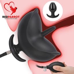 Opblaasbare anale dilator - Speculum - Mega buttplug - XXL - Bloemknop - Goede kwaliteit — thumbnail 3