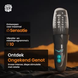 PureVibe® Tornado Touch – Draaiende Blowjob Simulator – 10 Draaistanden – Ultra Realistisch – Masturbator voor Mannen – Automatische Mastrubator – Pocket Pussy – Sex Toy – Midnight Black — thumbnail 2
