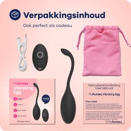 MyFantasy Vibrerend Ei met Afstandsbediening – Vibrators voor Vrouwen – Remote Clitoris Stimulator - Seksspeeltjes voor Koppel - Sex Toys voor Koppels - Kamasutra Eitjes - Vibrator Tril Ei - Sex Ei Zwart — thumbnail 11