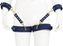 vscnovelty® BDSM set, 2 x Handcuffs, leg belt — thumbnail 1