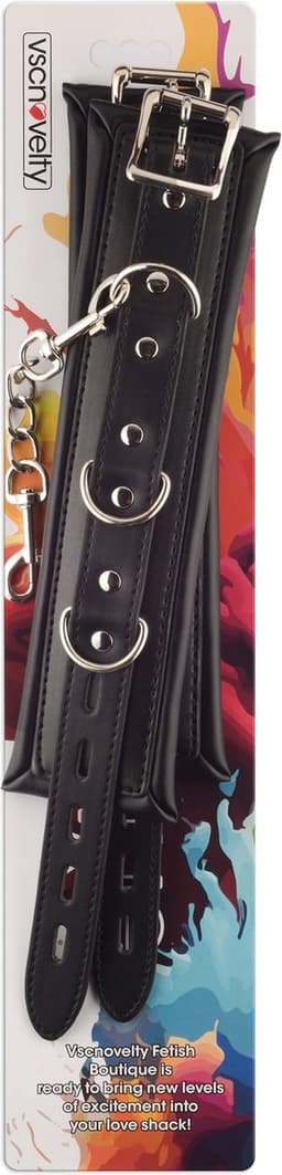 vscnovelty® SM Masker GAG Premium | BDSM | kunstleer masker - Muilkorf - Nek ketting - Verstelbaar - fetish — thumbnail 3