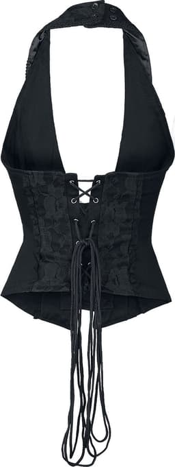 Burleska Melissa Waist Coat Dames Onderborstkorset - zwart - M — thumbnail 5