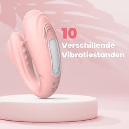 PureVibe® TouchMe Remote Vibrator - Duo Koppel Vibrators voor Vrouwen - Fluisterstil & Discreet Stimulator - Clitoris & G-spot Stimulator - Seksspeeltjes - Erotiek Sex Toys voor koppels - Roze — thumbnail 3
