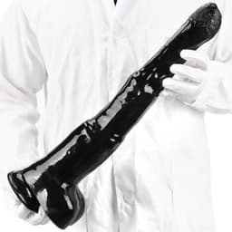 Extreme Mega Dildo 47cm - Grote Dildo - Dikke Dildo - Extreme Dildo - Anaal Groot - Reusachtige Dildo XXL - Buttplug XXXL Monster Dildo - Fantasy Dildo - Dragon Dildo - Animal dildo - Anaal Groot - Zuignap — thumbnail 8