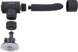 Portable Neukmachine - Stotende-, verwarmings-, vibrerende machine - Stotende Vibrator - 7 vibrerende snelheden & functies - 7 stuwsnelheden & functies - Verstelbare zuignapbevestiging - Sexmachine - Fuck Machine — thumbnail 4