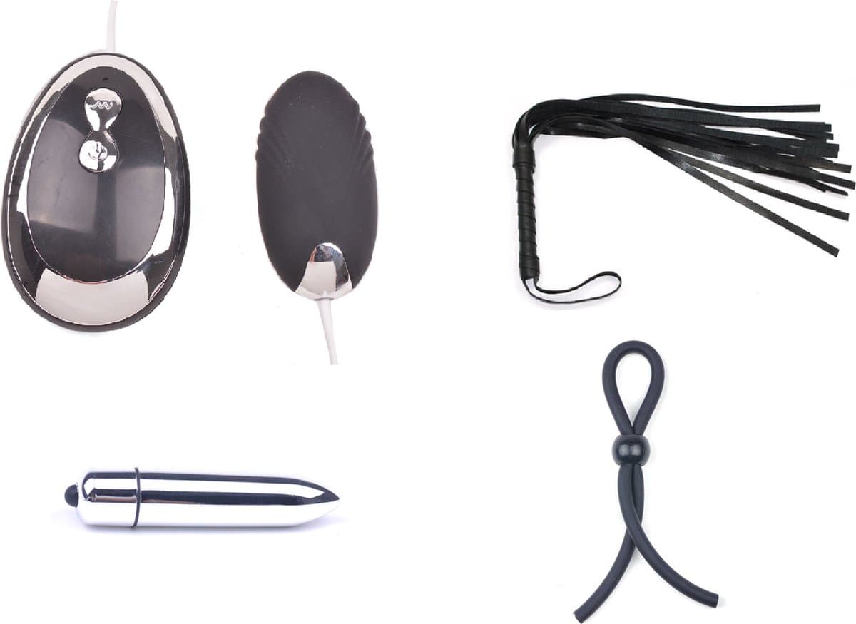 Kinky Sexpakket 4 Items - Spannend voor koppels - Sex speeltjes - Sex toys - Erotiek - Bondage - Sexspelletjes voor mannen en vrouwen – Seksspeeltjes – Stimulator — afbeelding 1