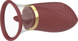 Tong Vibrator met Lik Functie en Zuigfunctie - 9 Ritmes - 3 Zuigkrachten - Clitoris Vibrator - Tepel Vibrator - Seksspeeltje voor vrouwen - Sex Toys — thumbnail 3