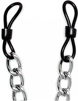 Rimba - Rubber Ringen Tepelklemmen Met Ketting - Verstelbaar — thumbnail 2