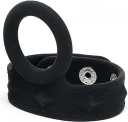 Rimba - Siliconen Penis Strap Met Cockring - Verstelbaar Met Drukknopen SM — thumbnail 4
