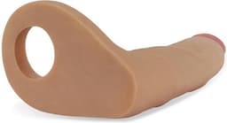 Lovetoy Voorbinddildo voor dubbele penetratie Ultrasoft Double - 18 cm — thumbnail 3