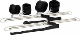 Rimba - Dubbele Spreader bar Met Zachte Boeien - Zwart — thumbnail 2