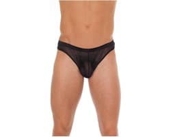 Amorable - Doorzichtige Zwarte String voor Mannen - One Size