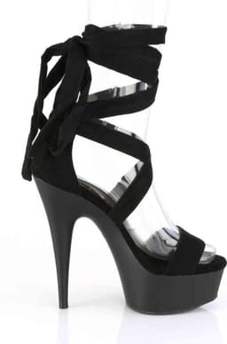 Pleaser Hoge hakken -38 Shoes- DELIGHT-671 Zwart — thumbnail 5