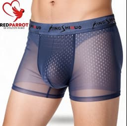 Doorschijnende Boxershort Blauw - Heren lingerie - Onderbroek — thumbnail 2
