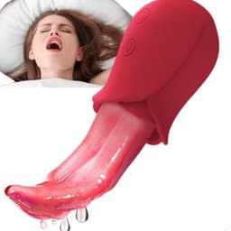 Intiem Cadeau - Vibrators voor vrouwen - Tong Vibrator - realistisch - Seks toys voor vrouwen - Clitoris stimulator - 10 vibraties — thumbnail 1