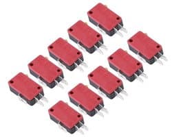 Allecto - Micro Switchen - Vervangingen voor Arcade Games - Rode