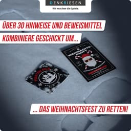 Kerstmis Misdaadspel - Raadsel Spel - Spannende Spelavonden - Realistische Misdaadzaak - 1-5 Spelers - White — thumbnail 2