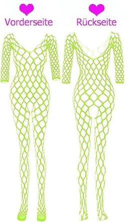 Groene net body lingerie catsuit - Mouwloze jumpsuit voor vrouwen - Verleidelijk en elastisch — thumbnail 2