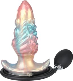Power Monsters - Ebon Leviathan - Opblaasbare Buttplug - 18 cm - Multicolour — thumbnail 9
