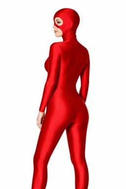 Elastische panty jumpsuit - Masker bivakmuts - BDSM - Bodysuit - Erotisch — thumbnail 2
