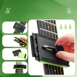 Gitaar String Cleaner - Toetsen Reiniger - Instrument Onderhoud - Complete Reiniging - 10 x 6.5 cm - Meerkleurig — thumbnail 3