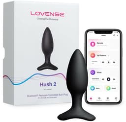 Lovense - Hush 2 Vibrerende Buttplug Met App - Zwart — thumbnail 20