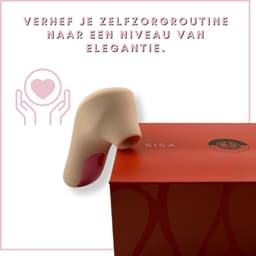 SlipperyHeights® Sisa - Clitoris Satisfy - Tepel Stimulatie - 7 Krachtige Zuigstanden - Siliconen Sex Toy voor Vrouwen - Zakformaat - Luchtdruk Vibrator - Crème — thumbnail 13