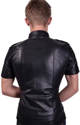 Mister B schapenleer politie shirt korte mouw small — thumbnail 2