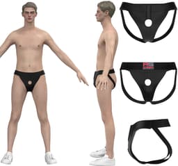Rubber Shock Neo AIR - Open Neopreen Jockstrap XL — thumbnail 5