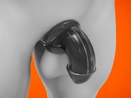 Oxballs - Cock-Lock - Flexibele Kuisheidskooi - Zwart — thumbnail 3