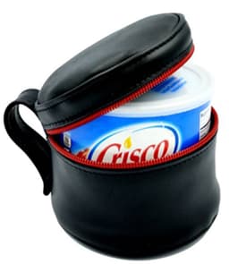 Mister B Leren Crisco Houder - Zwart Rood — thumbnail 1