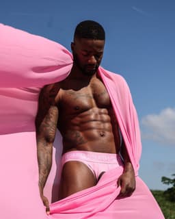 SUKREW U-Style Brief Summer Pink - MAAT M - Erotisch Heren Ondergoed - Slip voor Man - Sexy mannen Slip — thumbnail 6