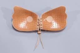Plak BH Met Veter - Nude - Dames Lingerie - Cup A - Accessoires - Beige - Discreet verpakt en bezorgd — thumbnail 5