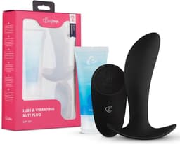 Easy Choice - Vibrerende Buttplug met Afstandsbediening - Sex Toys - Vibrator met Afstandsbediening - Prostaat Vibrator Mannen - Buttplug - Glijmiddel Waterbasis - EasyGlide Glijmiddel - Erotische Giftset - Cadeau Vrouw - Cadeau Man - EasyToys — thumbnail 1