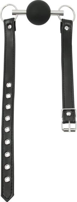 Banoch - Ballgag black Luxe - Siliconen - Zwart - bondage — thumbnail 10