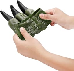 Handschoenen voor volwassenen, realistische Velociraptor Tyrannosaurus dinokostuum klauwen voor Halloween, carnaval, cosplay — thumbnail 5