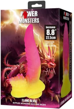 Ripplied Monster Fantasy Dildo met Zuignap — thumbnail 2