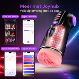 Nuvance Masturbator voor Man - Pocket Pussy met 3 Verwisselbare Sleeves - Vagina, Anus & Mond - Sex Toys voor Mannen Electrisch - 18 Standen - Vibratie & Zuigkracht - Vibrators voor Mannen — thumbnail 5